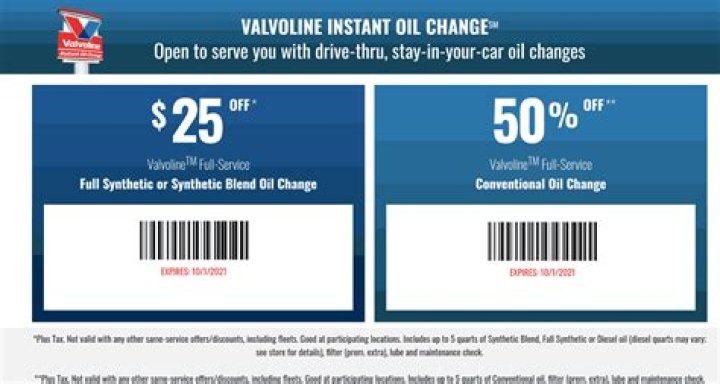 Get a Valvoline $25 Off Coupon: Your Easy Path to Car Care Savings