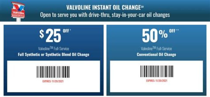 Valvoline 50% Off Oil Change Coupon Printable: Keep Your Ride Happy and Your Wallet Fuller
